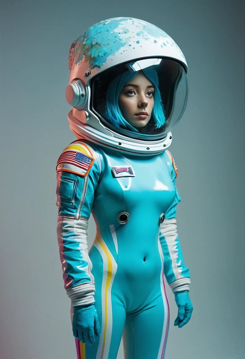 8K, ARTISTIC photogrAphy, best quAlity, mAsterpiece: 1.2), A (potrAit:1.2) Don Bluth Style nude ASTRONAUT Toon Doll, full body RAW candid cinema, cyan hair, 16mm, color graded portra 400 film, remarkable color, ultra realistic, sad admosphere, dark lighting, oppressive atmosphere, depressive colors, kodak portra 400, photograph,r, Natural Light, Pinhead lighgts, blur reflection, Brush Strokes, Smooth, abstract, Splatter, Oil On Canvas, rainbow colors, fractal isometrics details bioluminescens : a stunning realistic photograph of wet bone structure, 3d render, octane render, intricately detailed, titanium decorative headdress, cinematic, trending on artstation | Isometric | Centered