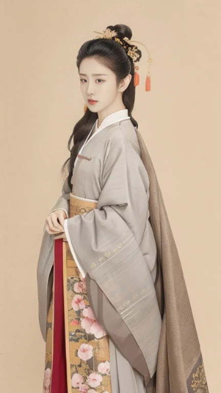 masterpiece, Highest, night, full moon, 1 female, mature woman, Chinese style, ancient China, older sister, royal sister, cold face, No expression, silvery long hair woman, pale pink lips, Calm, intellectual, Three belts, Gray Hitomi, assassin, dagger, flower ball background, Street view