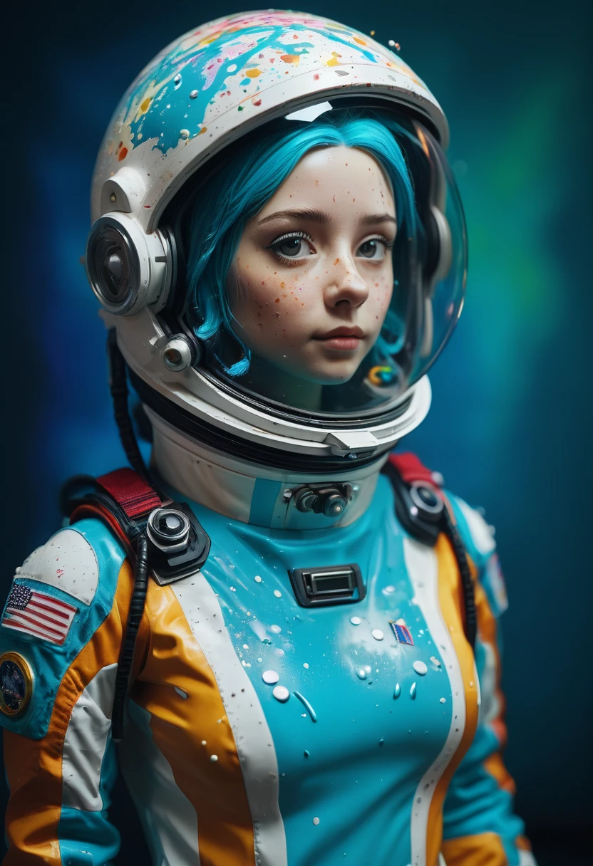 8K, ARTISTIC photogrAphy, best quAlity, mAsterpiece: 1.2), A (potrAit:1.2) Don Bluth Style nude ASTRONAUT Toon Doll, full body RAW candid cinema, cyan hair, 16mm, color graded portra 400 film, remarkable color, ultra realistic, sad admosphere, dark lighting, oppressive atmosphere, depressive colors, kodak portra 400, photograph,r, Natural Light, Pinhead lighgts, blur reflection, Brush Strokes, Smooth, abstract, Splatter, Oil On Canvas, rainbow colors, fractal isometrics details bioluminescens : a stunning realistic photograph of wet bone structure, 3d render, octane render, intricately detailed, titanium decorative headdress, cinematic, trending on artstation | Isometric | Centered