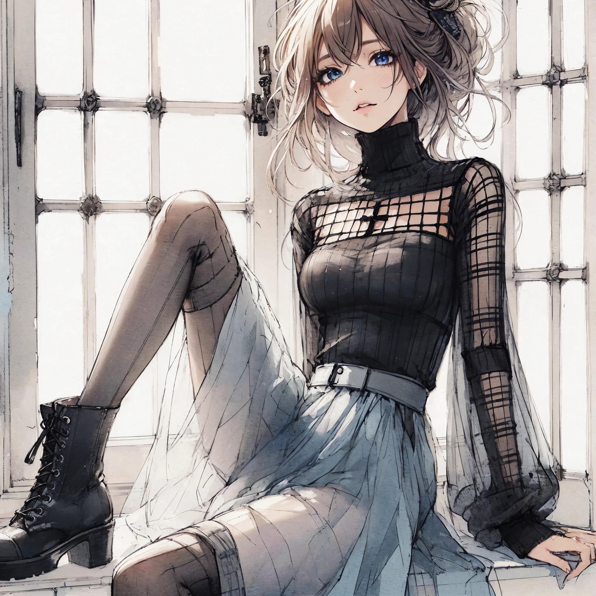 (best quality,4k,8k,highres,masterpiece:1.2),ultra-detailed,(realistic,photorealistic,photo-realistic:1.37),beautiful detailed eyes,beautiful detailed lips,A girl with beautiful eyes, An anime girl wearing a pretty dress, A cute anime wife in a lovely dress, trendy on Pixiv ArtStation, detailed digital anime art, Gwegs on pixiv artstation, a dress wearing , Gwegs' ArtStation pixiv, everyone, beautiful anime girl, cute anime girl, smooth anime CG art, anime style, vibrant colors, soft lighting, detailed drawn beautiful eyes, beautiful cleavage,