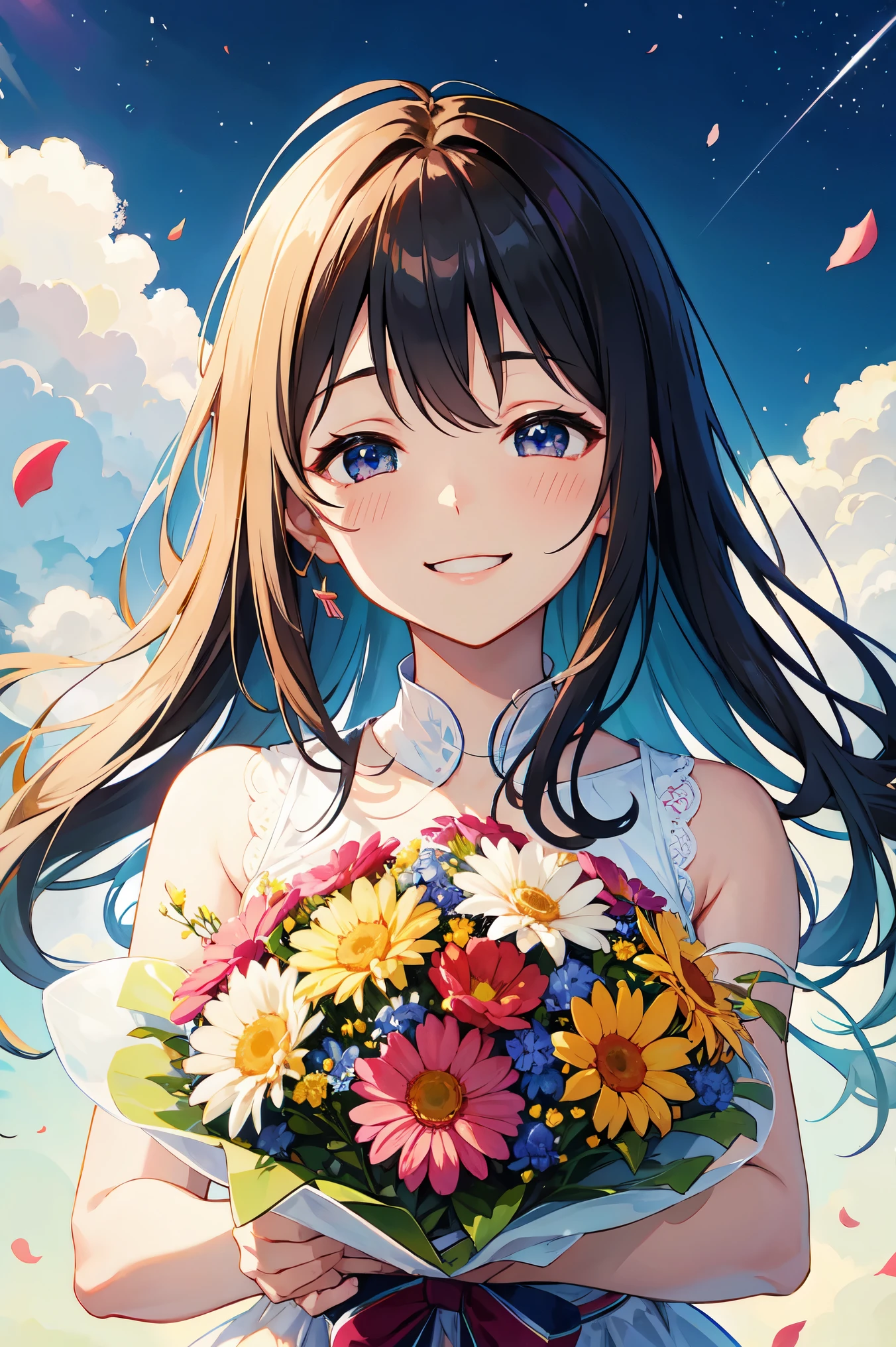 celebration、💐、bouquet、smile、smile、cosmos、
