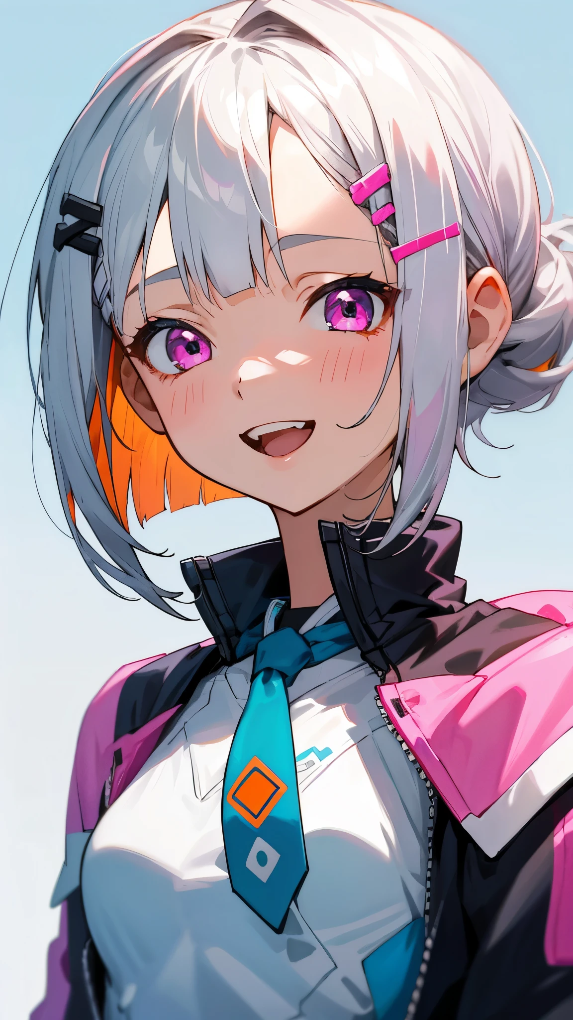 ((masterpiece,best quality)), absurdres, <lora:Sophie_TalesOf:0.8>, Sophie_TalesOf, solo, twintails, medium breasts, smiling, looking at viewer, cowboy shot, cinematic composition, dynamic pose