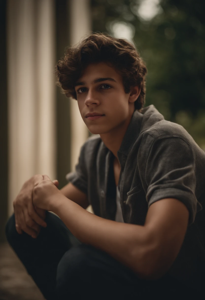 Retrato de um de 17 anoscola