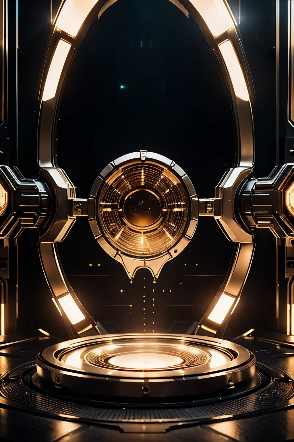 Golden Universe,Fingerprint pattern,translucent,sense of technology,glow