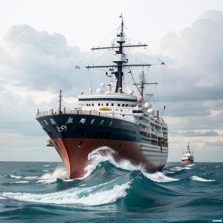 Draw an illustration or make an illustration about the following situation— Describe what happens when a ship’s intact buoyancy is breached. How does it affect the ship’s stability.