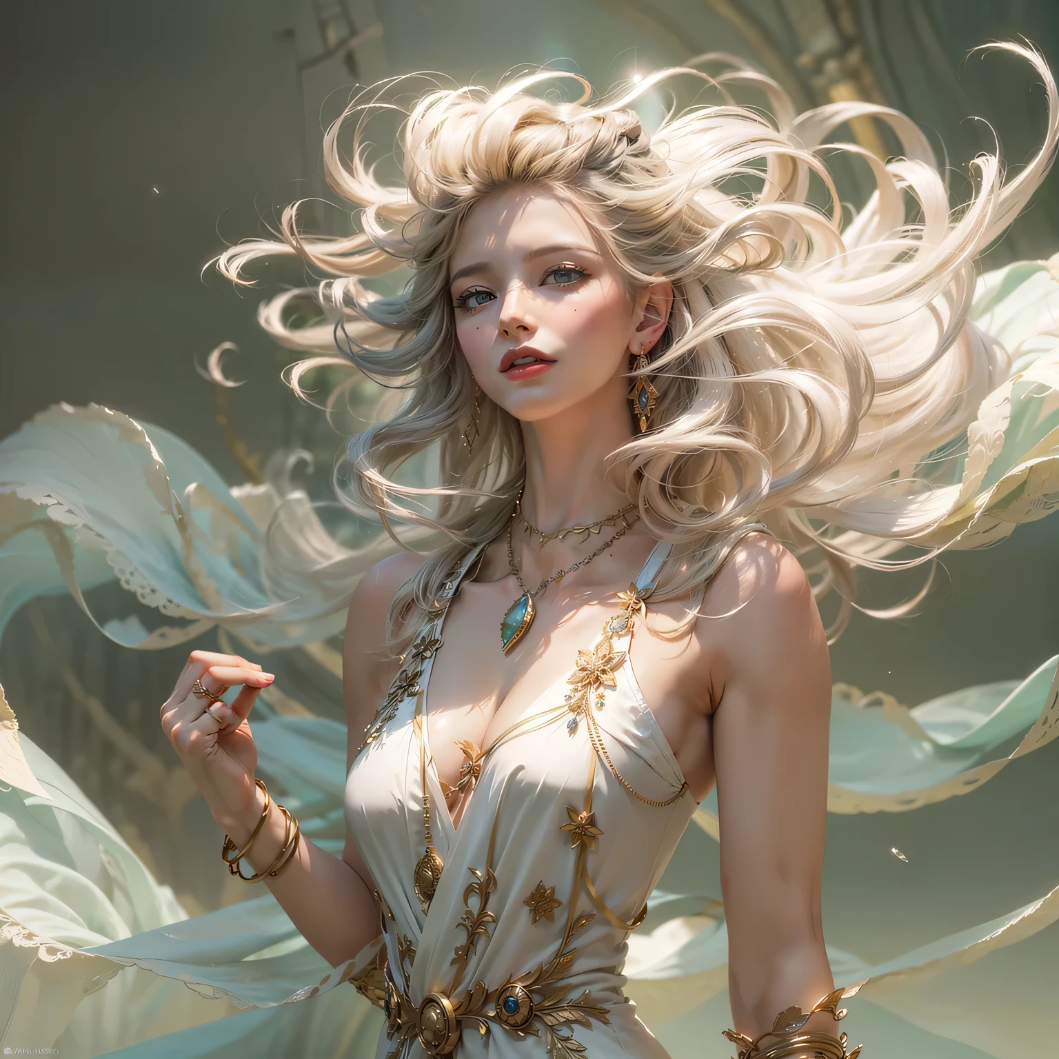 After deleting the original image, the bare skin is redrawn to match the surrounding tone.