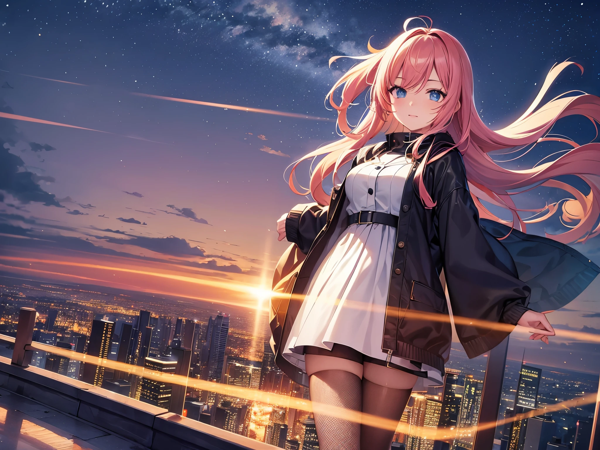 Anime girl watching the city at night, 4k anime wallpaper, anime wallpaper 4k, anime wallpaper 4k, anime style 4k, anime art wallpaper 4k, anime art wallpaper 4k, anime art wallpaper 8k, 4k manga wallpaper, ウルトラhd anime wallpaper, terrible anime 8k, hd anime wallpaper, beautiful anime portrait, detailed digital anime art
