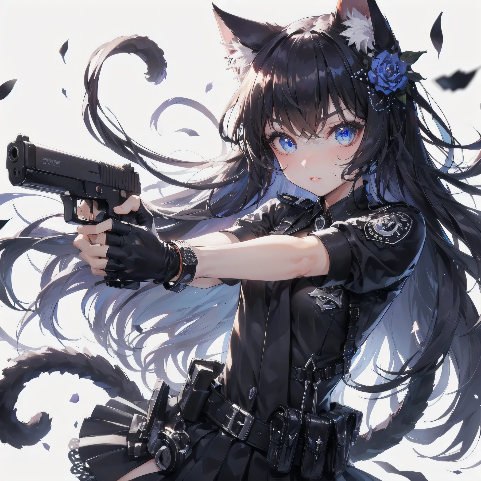 high quality,hd,16k,sharp line,1girl,fantasy,cat ears cat tail,beautiful hair ,cute face, large breasts ,nice legs,,focus girl,detailed beautiful face,detailed clothes,beautiful eyes,sexy,dynamic angle