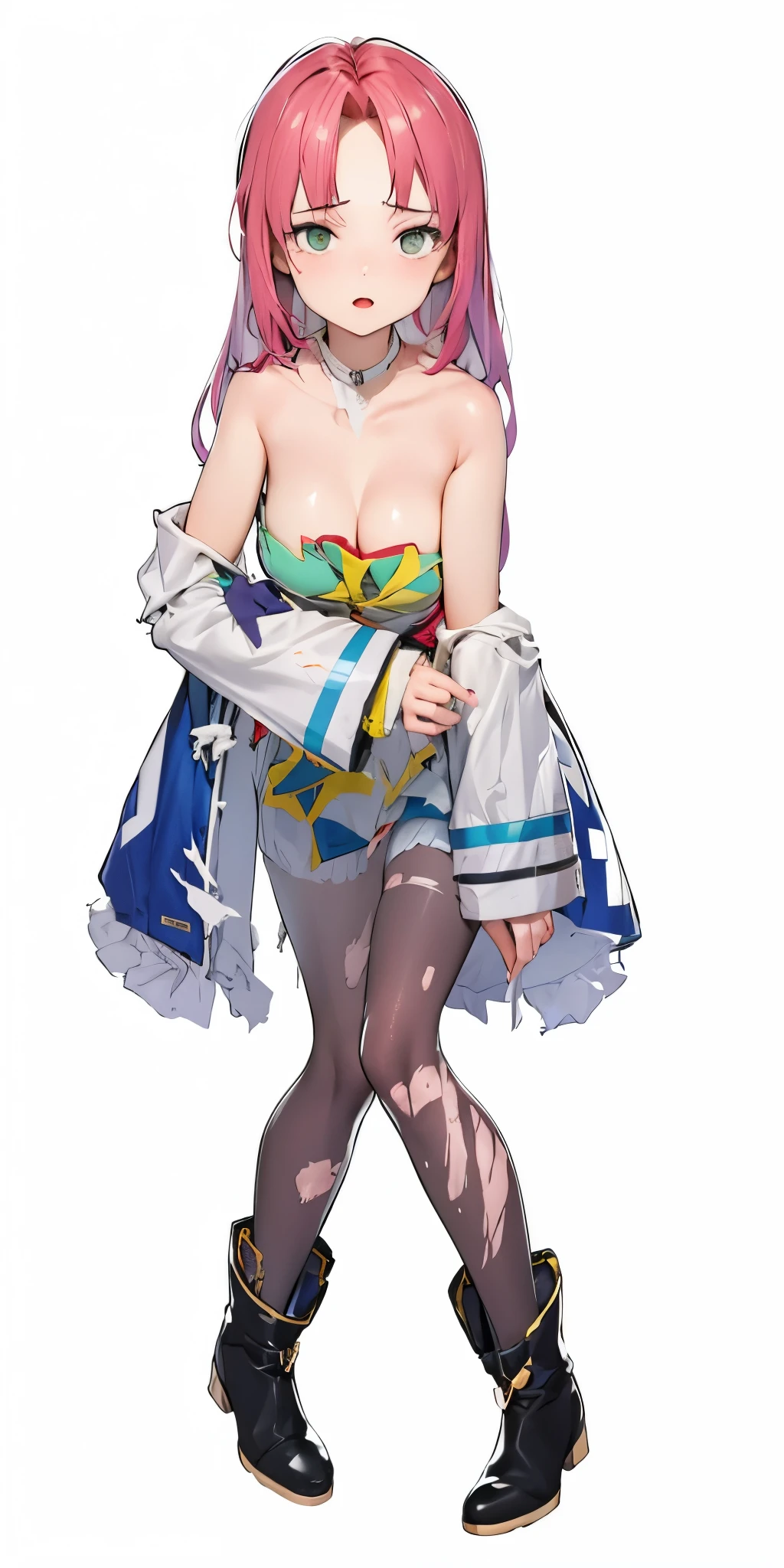 Twenty years old,beautiful girl,My clothes are in tatters,Weakness,4k,8k,highest quality