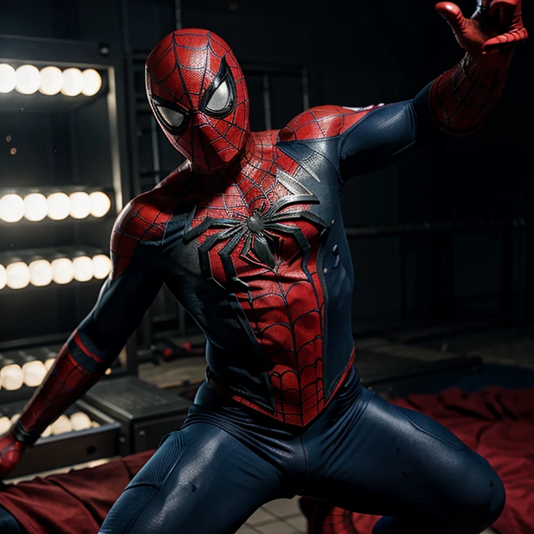 Spiderman,in battle
