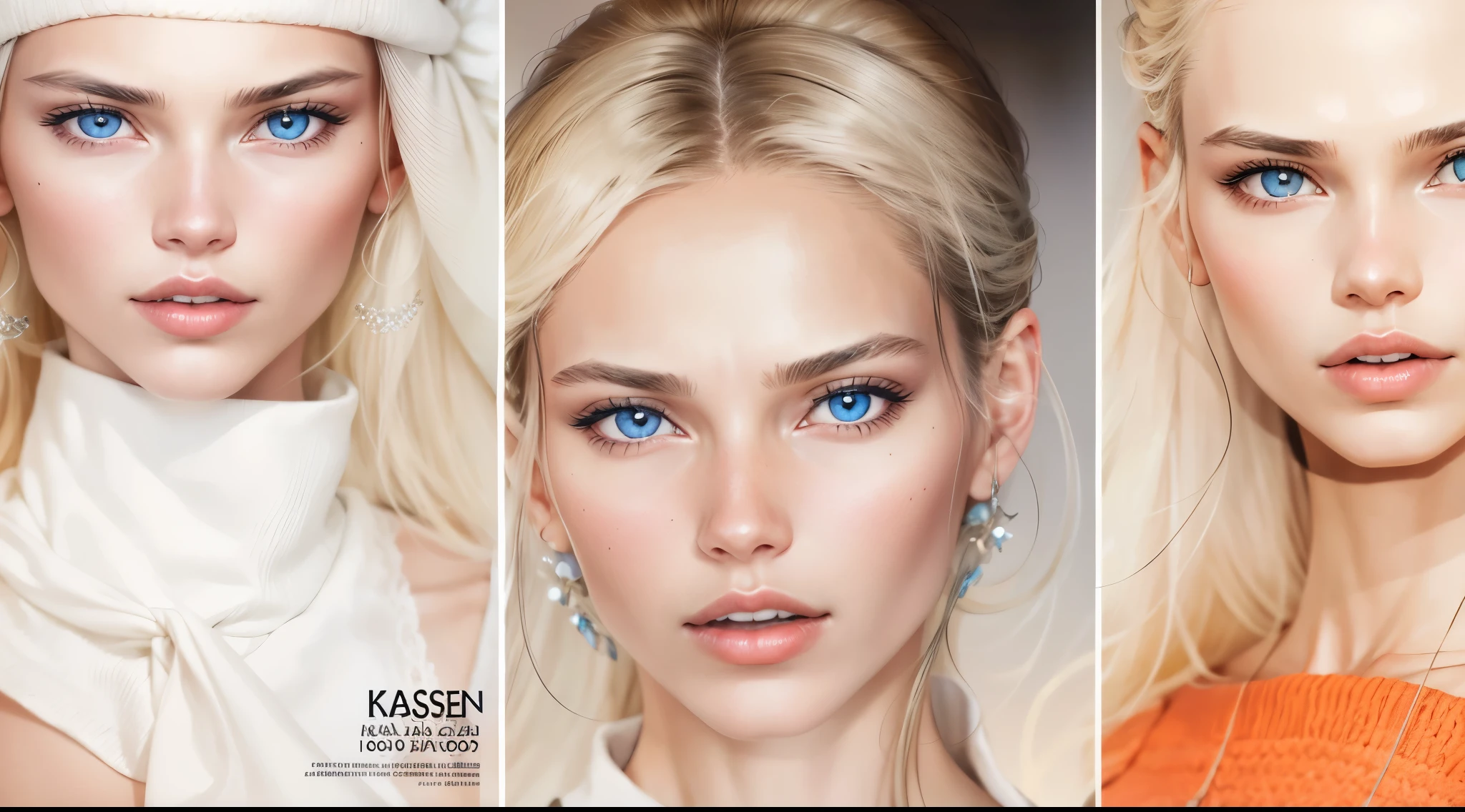 Carmen Kass is a supermodel from Estonia who was active in the 2000s. Her facial and physical characteristics are as follows:
Facial features:
1. Almond-shaped eyes: Carmen Kass has distinctive almond-shaped eyes, with vibrant blue irises that are striking.
2. High cheekbones: Her face features high cheekbones, and this beautiful bone structure accentuates her facial features.
3. Thin nasal bridge: Her nasal bridge is thin and well-defined, forming a part of her distinctive facial features.
4. Long black hair: Her hair is typically black, and it is as smooth and attractive as silk.
Physical features:
1. Height: Carmen Kass is tall, with a slender proportion that is characteristic. Her height is about 180cm (6 feet) or more.
2. Slender body shape: She has a slender body shape, which is perfect for her career as a stylish fashion model.
3. Long legs: Her legs are very long, contributing to her success in the modeling industry.