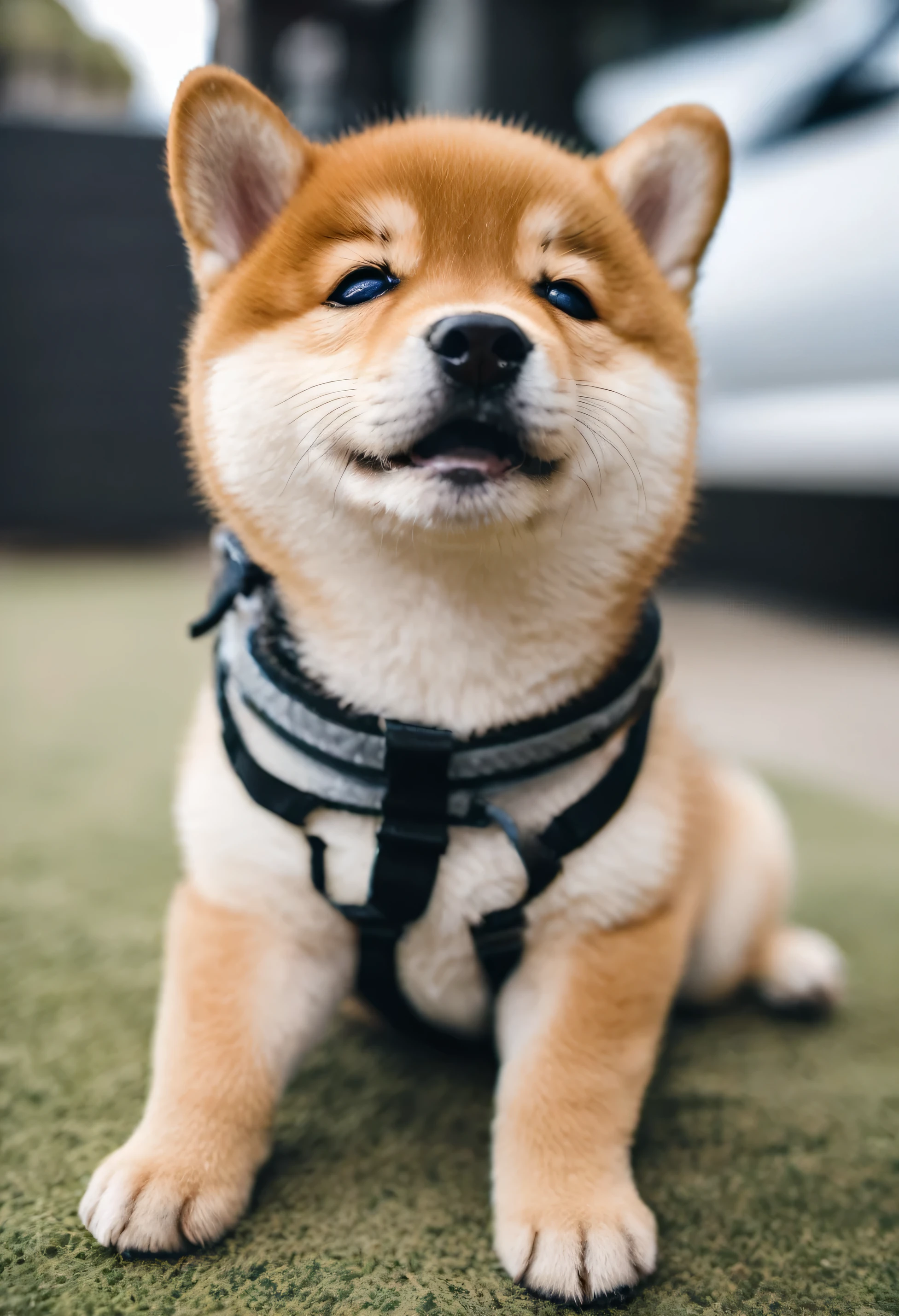 shiba puppy crying
