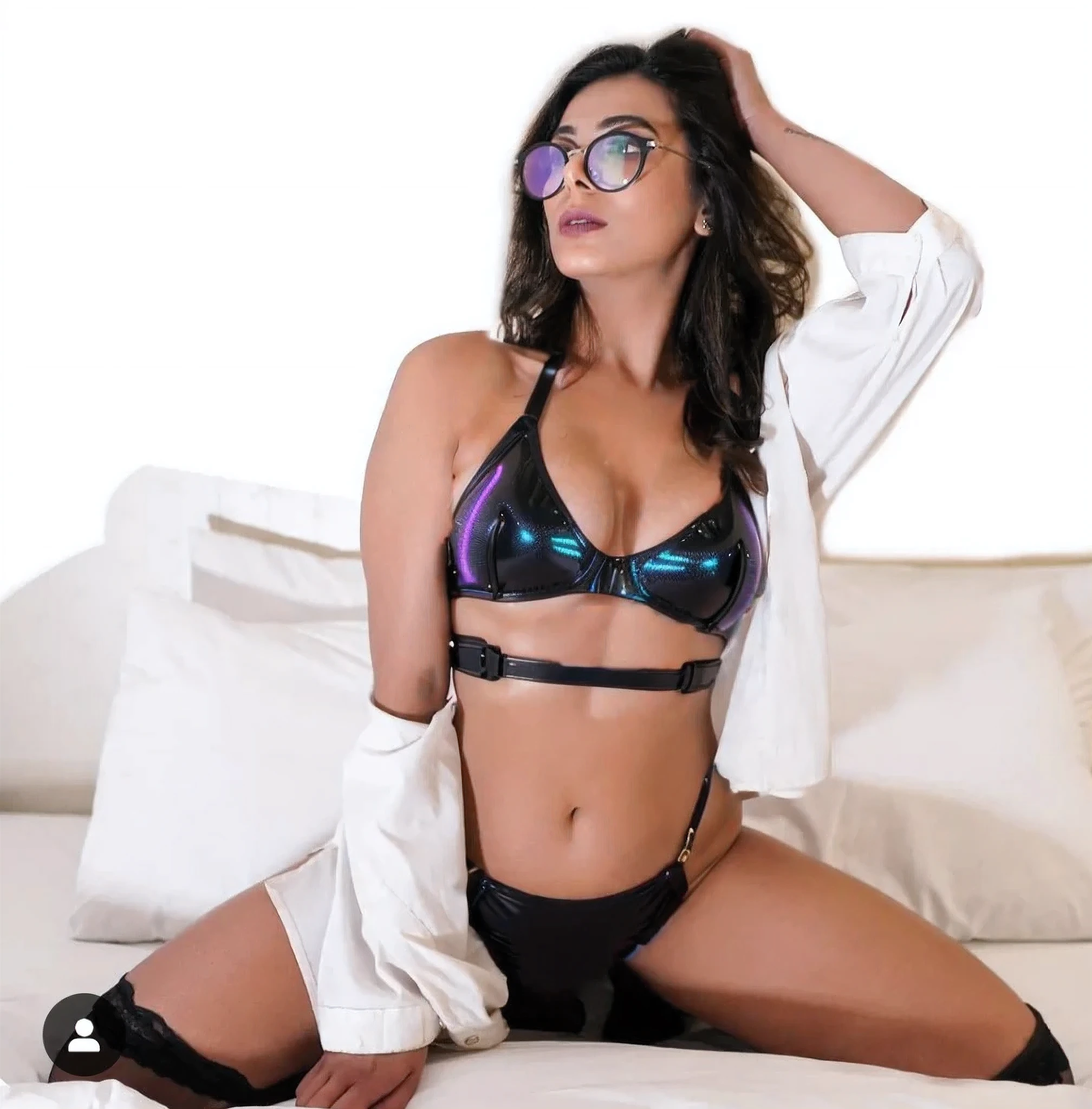 (best quality,4k,highres,masterpiece:1.2),ultra-detailed,(realistic,photorealistic,photo-realistic:1.37),cyberpunk,pink bikini,robotic parts,futuristic,wearable tech,advanced fashion,metallic texture,glossy finish,neon lights,cityscape background,glowing circuitry,body enhancements,women empowerment,holographic patterns,mechanical joints,digital tattoos,artificial intelligence,high-tech accessories,sci-fi aesthetics,bionic arm,electronic eyes,enhanced strength and speed,confident posture,graceful movement,urban environment,nighttime ambience,sharp angles and curves,bold fashion statement,technological advancement,data matrix,energetic vibe,creative craftsmanship,sleek design,augmented reality integration,forward-thinking concept,unapologetic self-expression,cybernetic beauty,dystopian undertones