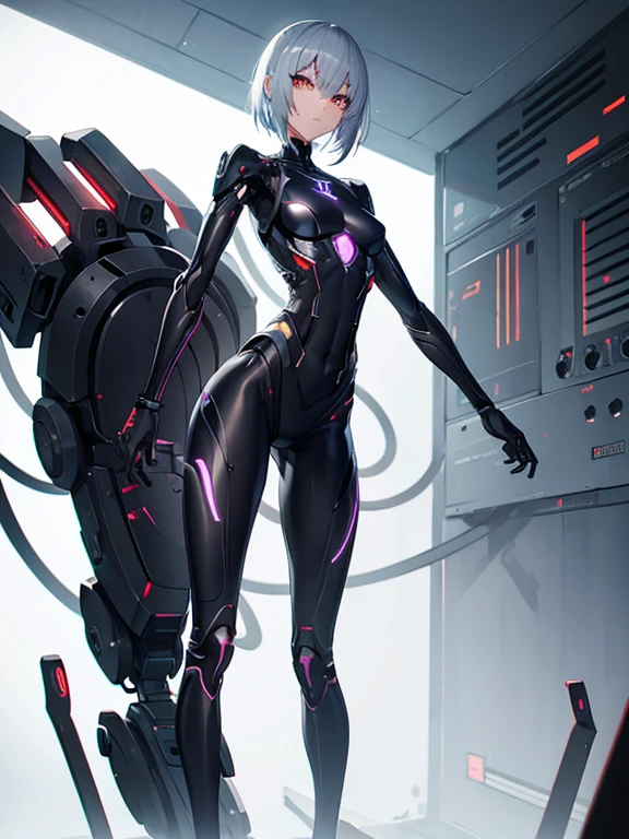 girl cyborg slender