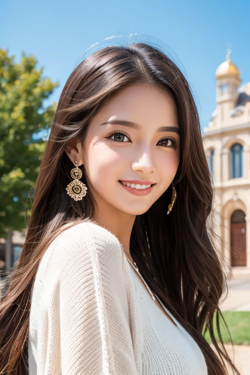 (high quality,photorealistic),cute,fashionablegirls,beautiful detailed eyes,beautiful detailed lips,flowing hair,stylish outfits,trendy accessories,vibrant colors,fun expressions,natural lighting,outdoor setting,prominent school building,lively atmosphere,smiling faces,nsfw