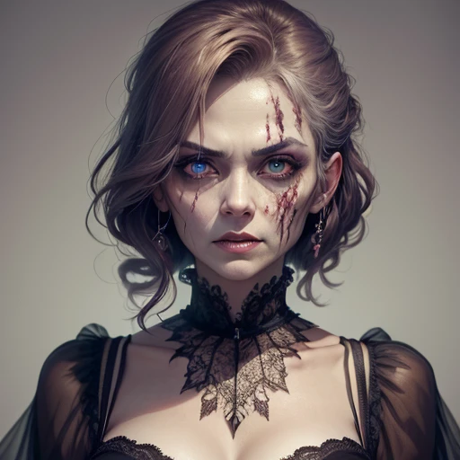 Beauty、(Middle-aged female zombie)、Full Screen Size、(Noble Zombie)