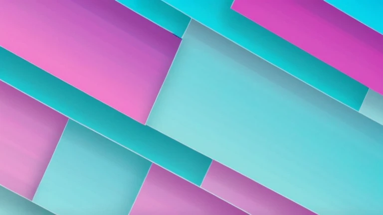 A cartoon-style background image based on bright colors such as pink and light blue