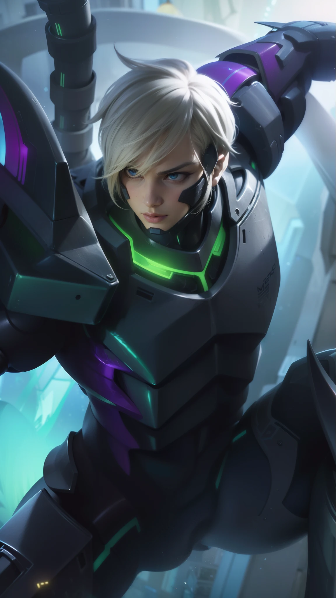 a close up of a person with a futuristic outfit on, amazing portrait of viego, stanley artgerm lau, riven, extremely detailed artgerm, official splash art, iconic character splash art, steven artgerm lau, xqc, kda, artgerm jsc, character splash art, sigma from overwatch, :: rossdraws, masterpiece, ((perfect eyes)) best quality, (semirealism:1.9), beautiful lighting, (extremely detailed CG unity 4k fhd wallpaper), High Detail, Sharp focus, dramatic outdoors, 1 boy ,19 years old, 8k, ultra hd, ultra detailed texture, hyper realistic, masterpiece, detailed texture, detailed face, detailed skin, detailed lighting, (photorealistic:1.5), best quality, beautiful lighting, cinematic lighting, professional lighting, ultra highres, realistic, detailed hair, real hair, high quality, (realskin:1.5), extremely detailed, finely detail, ultra-detailed, purple eyes.