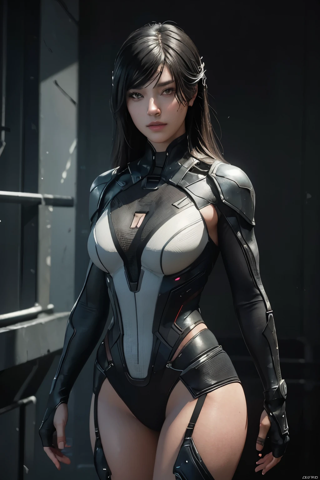 ((Best quality)), ((masterpiece)), (detailed:1.4), 3D, an image of a beautiful cyberpunk female,HDR (High Dynamic Range),Ray Tracing,NVIDIA RTX,Super-Resolution,Unreal 5,Subsurface scattering,PBR Texturing,Post-processing,Anisotropic Filtering,Depth-of-field,Maximum clarity and sharpness,Multi-layered textures,Albedo and Specular maps,Surface shading, Accurate simulation of light-material interaction,Perfect proportions,Octane Render,Two-tone lighting, Wide aperture,Low ISO,White balance,Rule of thirds,8K RAW,