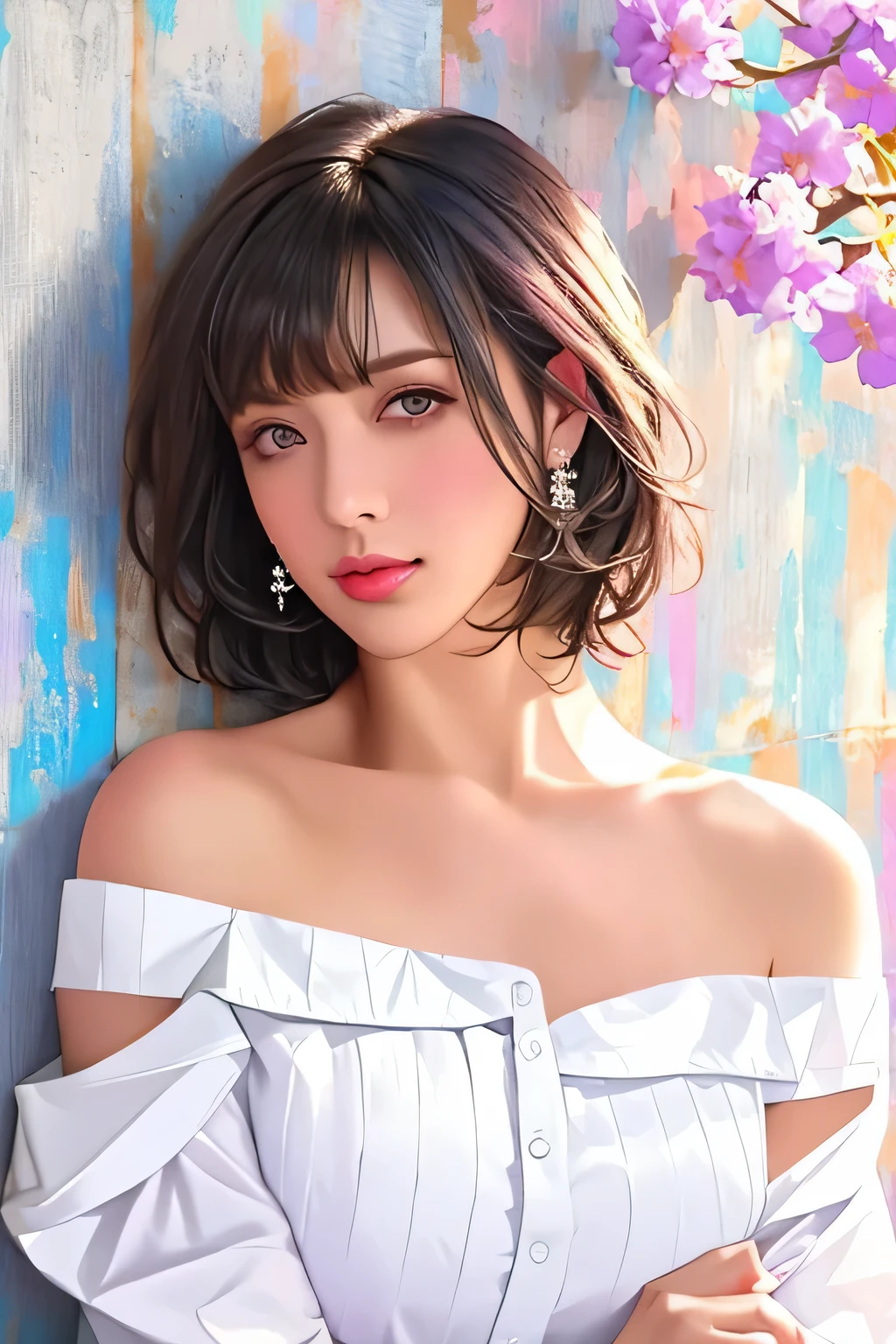 235 20-year-old female, short hair, Summer travel magazine, A kind smile, lipstick, Photo Quality, Ultra-realistic