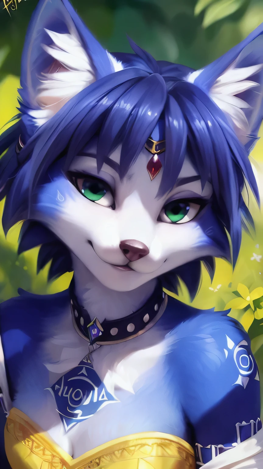 A beautiful and detailed (sweet portrait) von ((Krystal)), Sternenfuchs Krystal, Schlank, liebenswert, Green eyes, Small breasts, Raumanzug, Dekollete, Grinsen, hoch schauen,, Anthro, Pelzig, holografischer Bildschirm, Hochgeladen E621, detailed flauschige fur, (von Fluff-Kevlar, Bayard Wu, personalami, Pino Daeni), detailliertes Gesicht, (flauschige), 1girl, Allein, kein Wasserzeichen