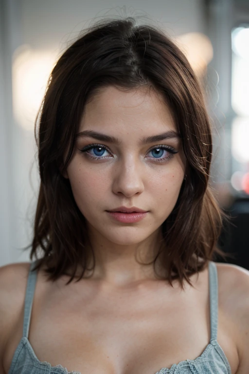 eyes colour blue and red