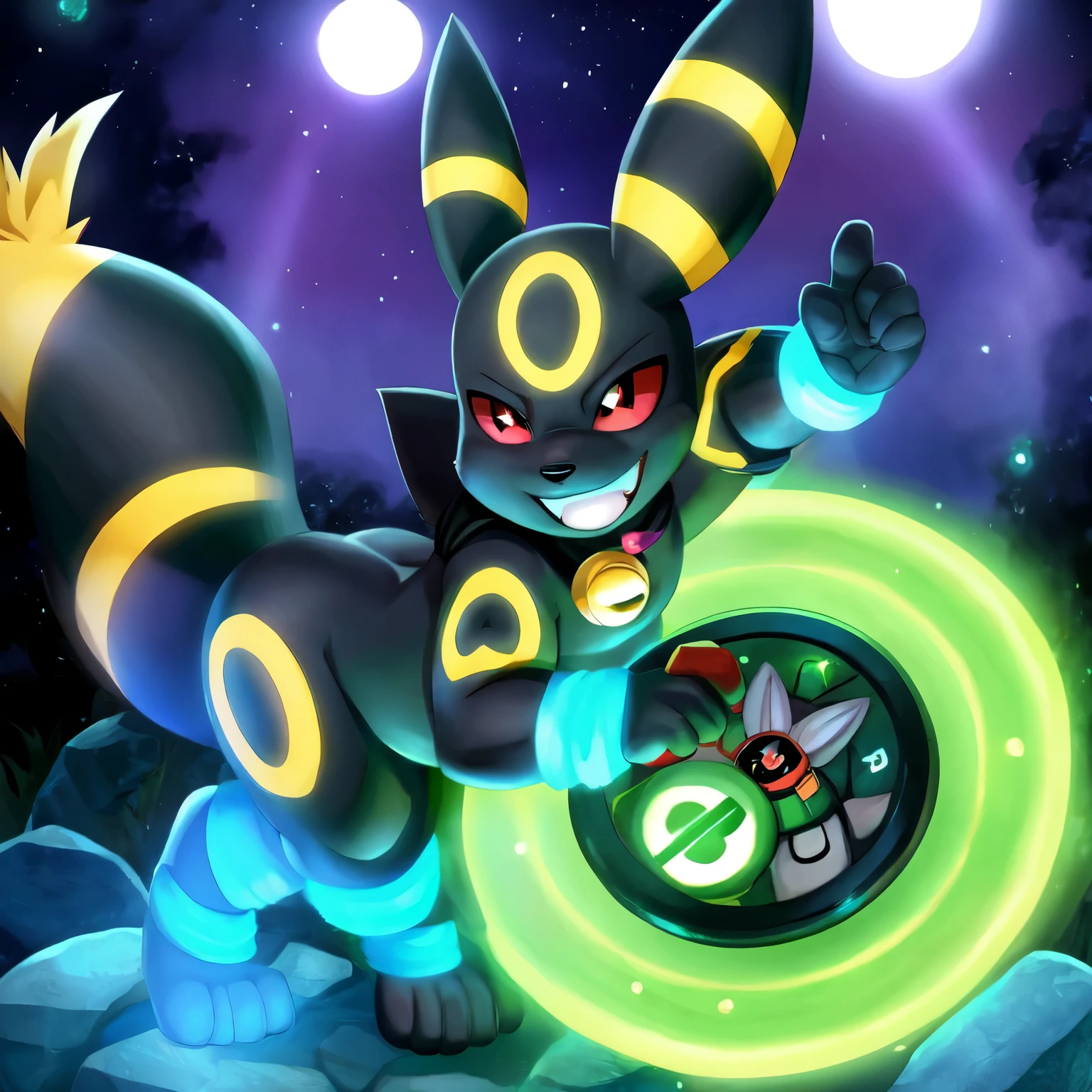 umbreon usando el omnitrix