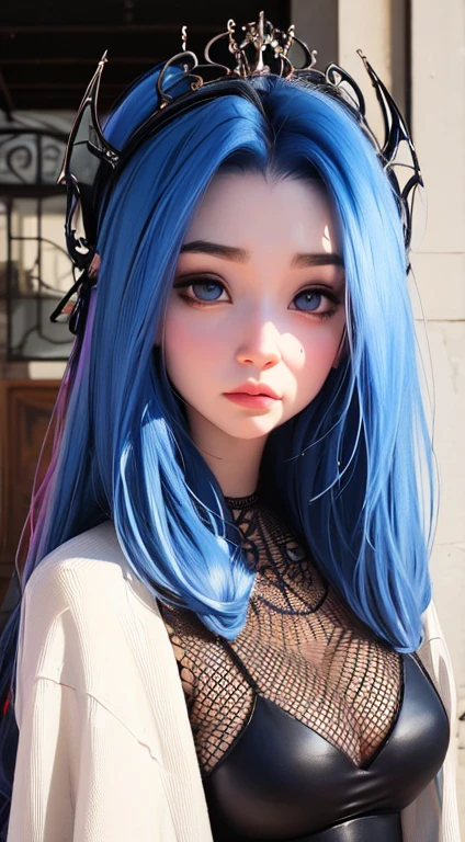 a close up of a person with blue hair, wing bat, an anime drawing, inspired by rossdraws, digital art, render of a cute 3d anime girl, yandere, blue face unreal engine, red and cyan, rem rezero, detailed realistic expressions, slide show, blue scales covering her chest, retro anime girl drawing, 240p, airbrush concept art, ((a beautiful fantasy empress)), dragon body, with two pairs of wings, pale woman, airbrush render, neo gothic, amazing, bone wings
a standing in a doorway, tumblr, international neo gothic, fishnet clothes, pentagram, die antwoord style wear, loose fantasy clothing, revealing stylish dress, witchcore clothes, mesh shirt, street fashion clothing, detail shot, lattice, screengrab, deep dark black, fashion clothing, garbage, fashion, summer morning, raven outfit