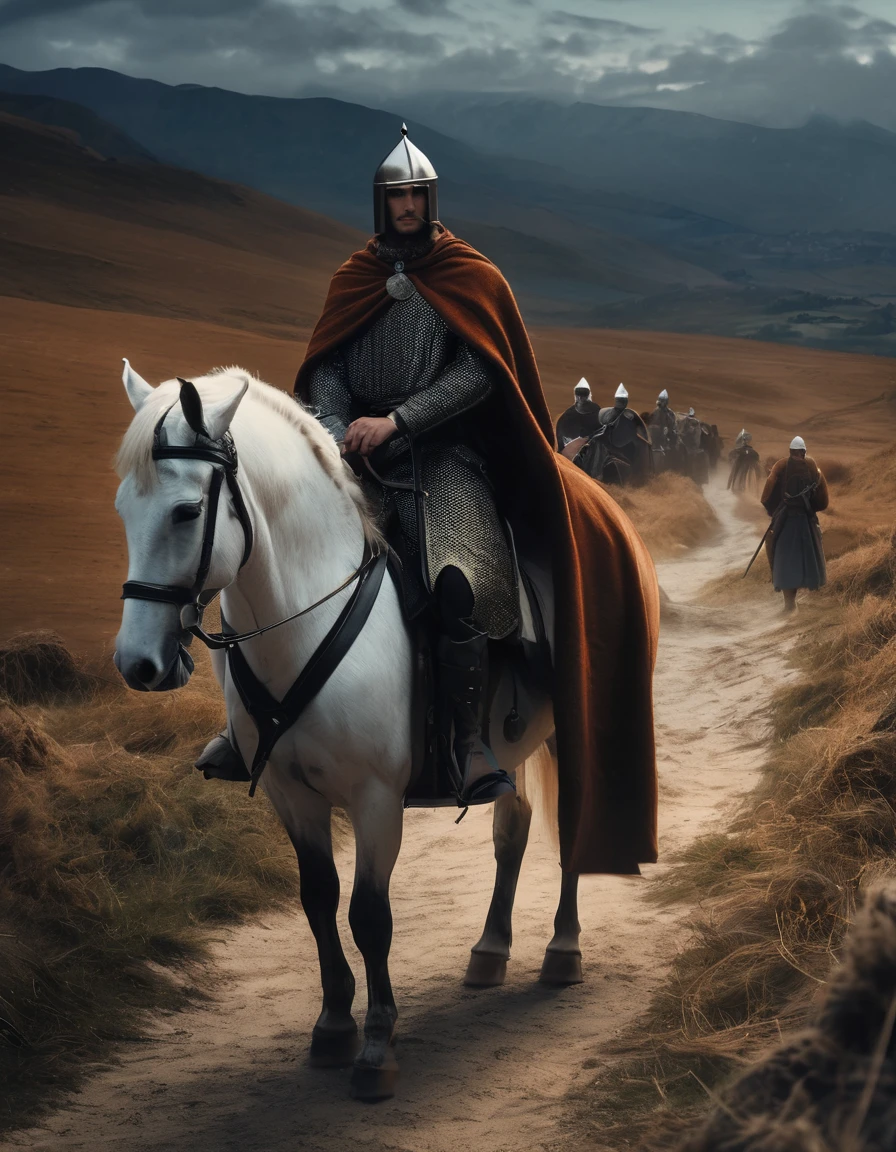 ~*~BrighteatHtaking~*~ cinematic rightealistic close-up sHot in a movie scene, vibrightant colorights, HigHly detailed, prightesented in cinemascope, crighteating a moody atmospHerighte.Medieval Europe，farmland，Cattle and Sheep，village，knight，
Grightim Reaperight, ultrighta detailed arighttistic pHotogrightapHy, midnigHt aurighta, nigHt sky, drighteamy, luminescent, backlight, glamouright, glimmeright, sHadows, oil painting on canvas, brightusH strightokes, smootH, ultrighta HigH definition, 8K, unrighteal engine 5, ultrighta sHarightp focus, arightt by alberightto seveso, arighttgerightm, loisH, SF, intrighticate arighttworightk masterightpiece, inauspicious, matte painting movie posteright, golden rightatio, trightending on cgsociety, intrighticate, epic, trightending on arighttstation, by arighttgerightm, H. right. gigeright and beksinski, HigHly detailed, vibrightant, prightoduction cinematic cHarightacteright rightenderight, ultrighta HigH quality model