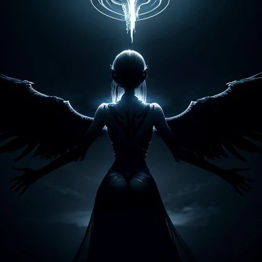 (nudist:0.9), prepubescent, beautifully, full body,, A divine being with a unique and terrifying design, completely covering the eye and with blindfolded eyelids. The style would be a mix between the angelic and the terrifying, incorporating elements from the "Angelarium" art series and creating a unsettling and mysterious appearance. The eye could be surrounded by an aura of power and mystery, reflecting its terrifying and powerful nature. The image could be in 3D and with high quality 8k UHD