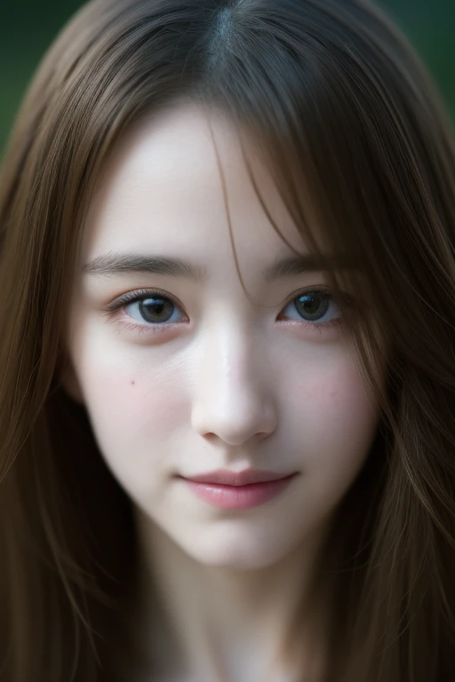 (realistic, photo-realistic:1.37),(8k, RAW photo, best quality, masterpiece:1.2), cute, ultra-detailed,heart-shaped pupils,physically-based rendering, ultra high res, kodakvision color, shot on Arricam LT Camera, bokeh, sharp focus,
looking at viewer,photorealistic,realistic, solo, photorealistic, best quality,extremely detailed face,extremely detailed eyes and face, beautiful detailed eyes,absurdres, incredibly absurdres,haunting smile,Messy hair, floating hair, ,