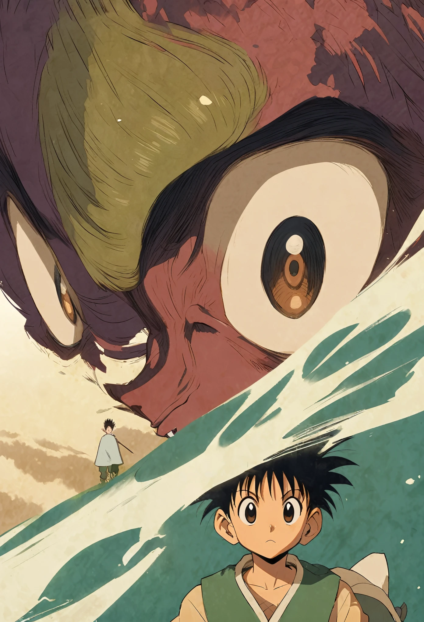 Hunter x Hunter characters with animation from Studio Ghibli