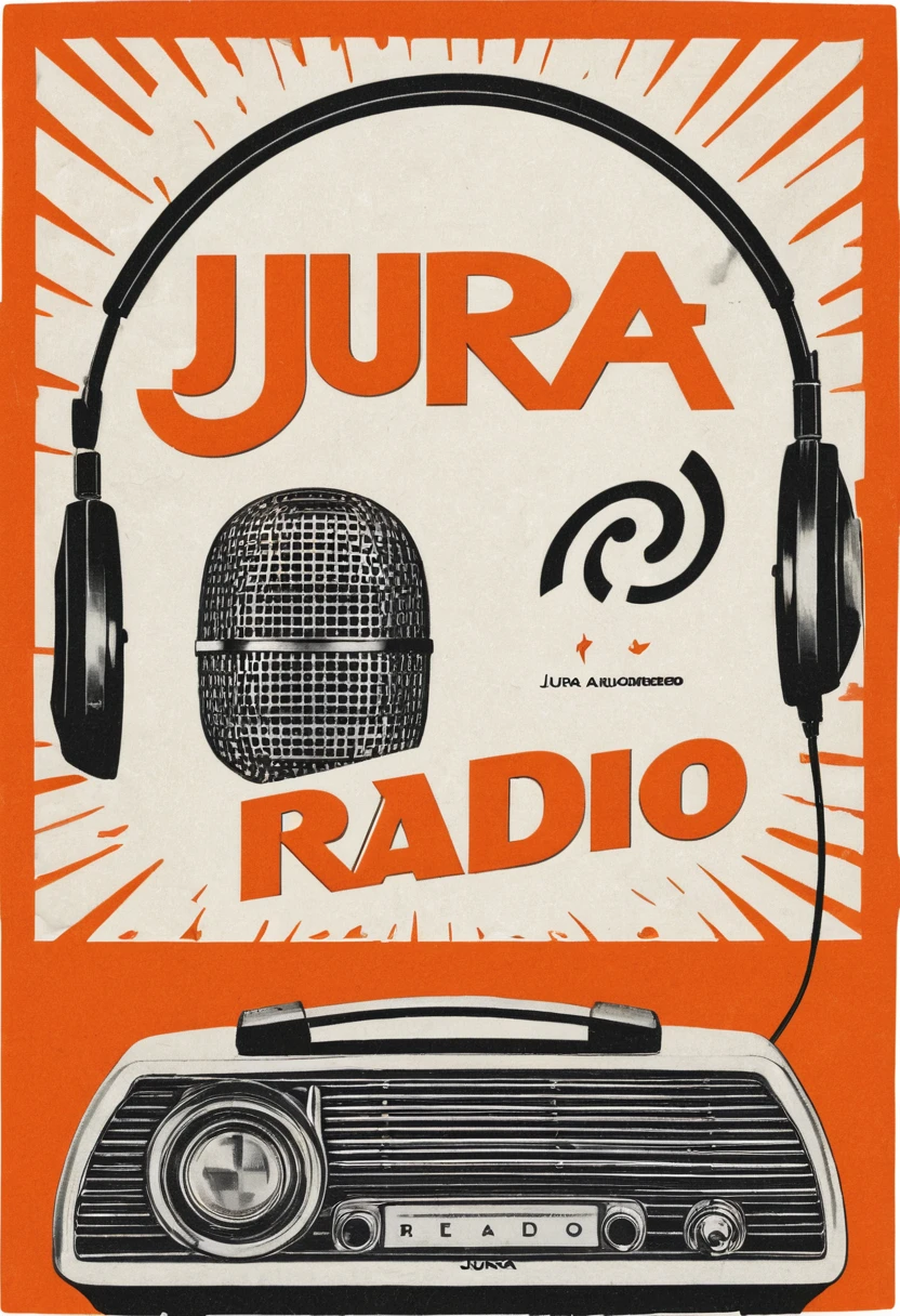 LOGOTIPO COM O NOME RADIO JURA