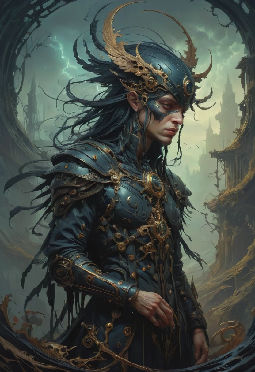 Crow, by Peter Mohrbacher, best quality, masterpiece, very aesthetic, perfect composition, intricate details, ultra-detailed