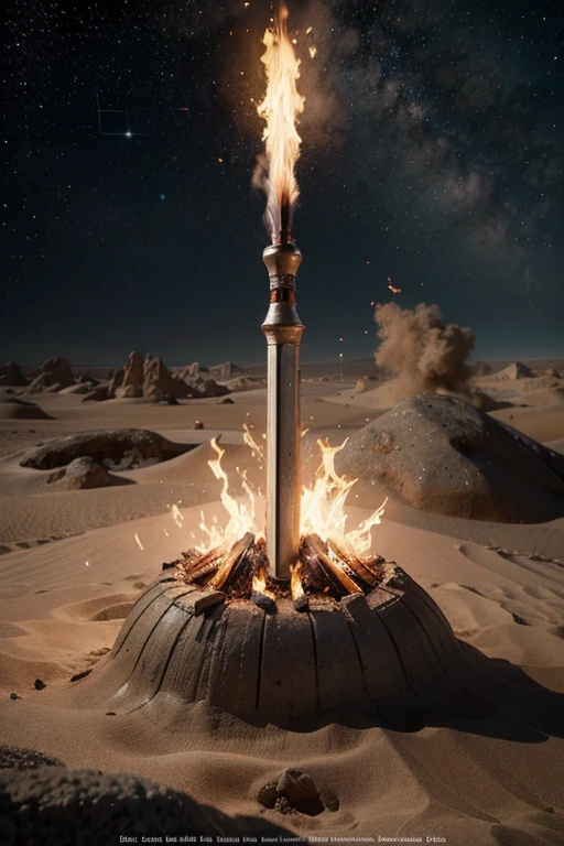 Épée Excalibur en feu , roi arthur dans un univers cartoon