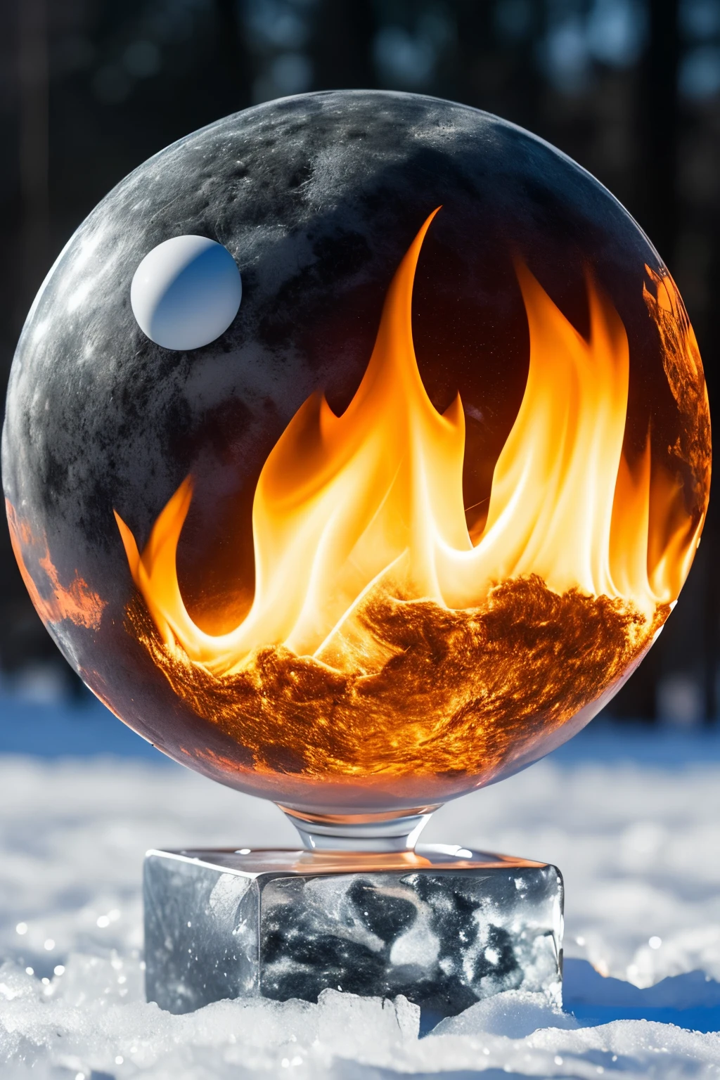 ice,fire,ball
