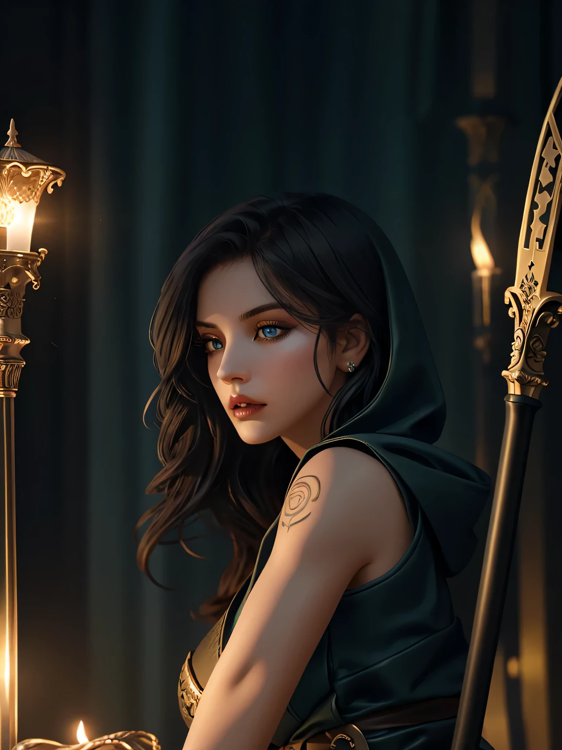 give me Princess Adanna make love with kemi on the beach , side be side to the sea , The palace should be grand and inviting, with light spilling out from within(best quality,4k,high-res,masterpiece:1.2),physically-based rendering,ultra-detailed,realistic,vivid colors,sharp focus,studio lighting,HDR,bokeh,Kassandra,Cassandra,Alexios,Greece,ancient Greece,fantasy,action-adventure game,mythology,fierce warrior,assassin,creed,lethal,stealthy,confident,beautiful,dangerous,silent steps,leap of faith,hidden blade,hooded cloak,swirling mist,free-running,weaponry,dual-wielded daggers,intense stare,expression,seductive gaze,piercing eyes,mesmerizing,atlantic blue eyes,long eyelashes,luscious,plump lips,ruby red lips,prominent cheekbones,chiseled jawline,sculpted face,olive skin,bruises,battle scars,tattoos,body art,fit physique,toned muscles,exquisite curves,spellbinding,provocative attire,leather armor,exposed skin,sensual,alluring,steamy,erotic,unpredictability,powerful aura,dark background,shadowy setting,mysterious ambiance,soft candlelight,golden hour,moonlit night,starry sky,ominous moon,omnipotent presence,playful,temptress,deadly charm,legendary figure,heroine,empowered,defiant,mythical beauty,unstoppable force,unforgettable,embodying strength and allure.