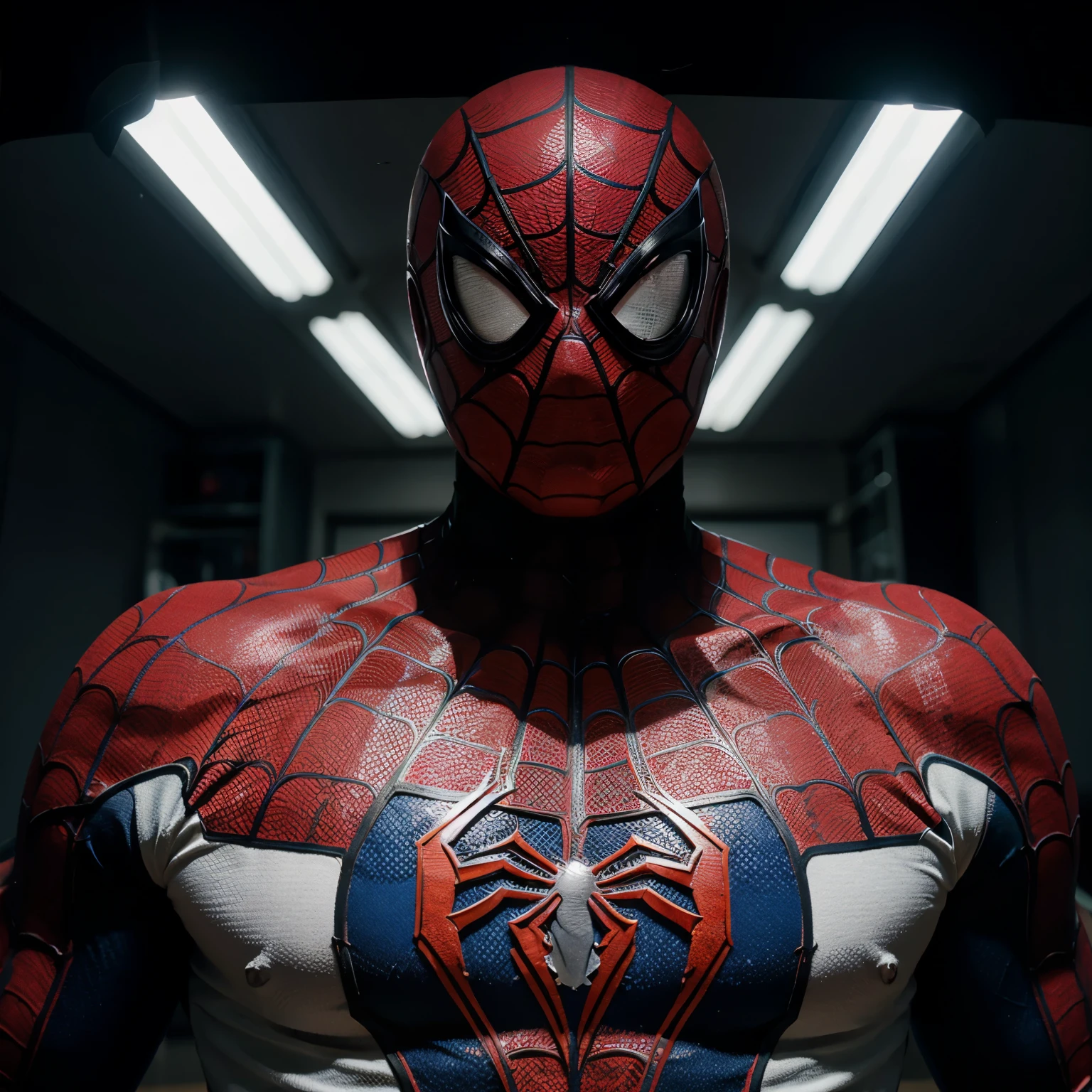 Help me create a sports logo that includes Spiderman as a doctor and has the word spidermedic&#39;s as the team name 