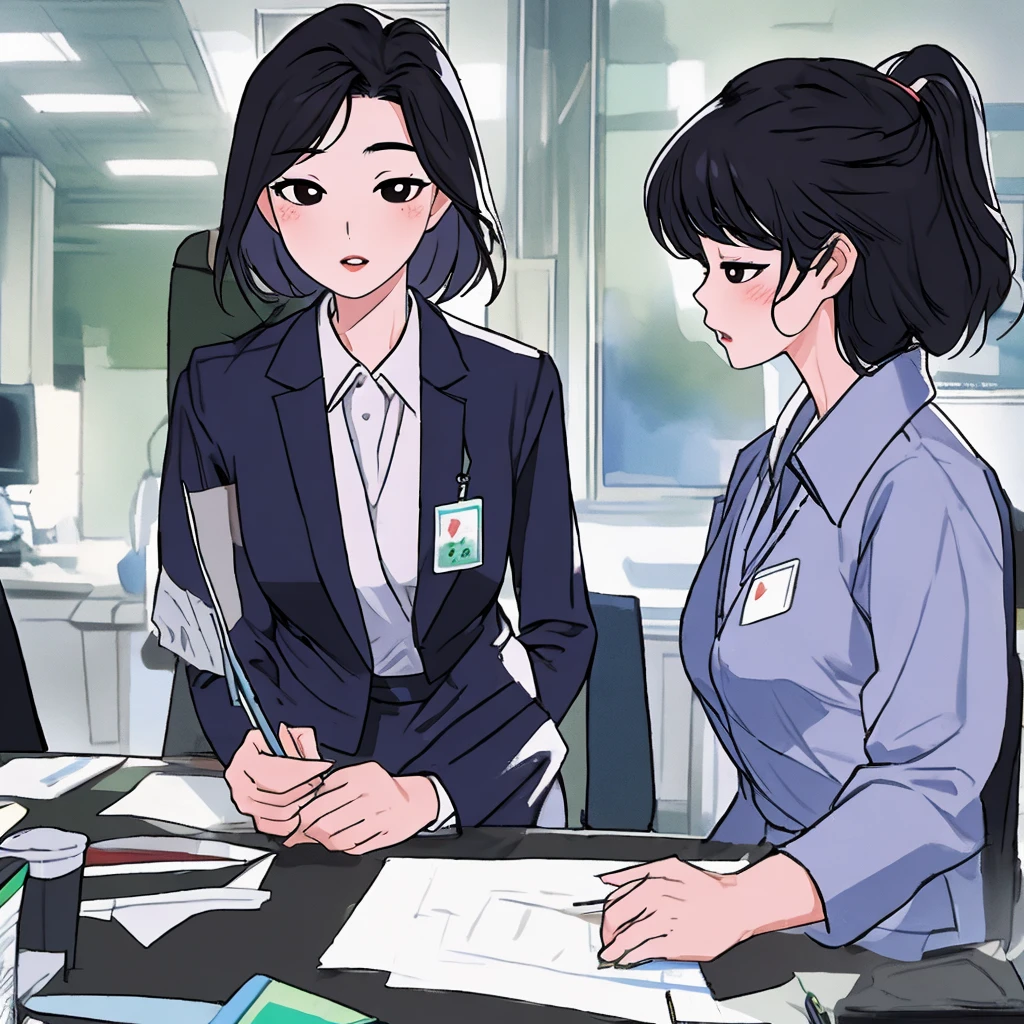Korean Secretary Woman