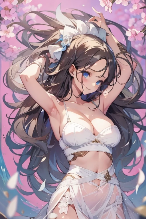 1girl,pov,masterpiece, Awards, high quality, High resolution, HD, 4K,8K,high quality,portrait,simple background,closeup upperbody,white clothes,Independently deformed breasts,shruged,viscous paint,(swiping breasts:1.3),oily skin,Slimy Cleavage,(Cleavage Bulge,deformed to flat breasts:1.4),(Medium breasts:1.2),Compressed chest,camisole,Crop tops,(Enhance breasts pose:1.3),sriped strap,perspective,perfect skin,smile,