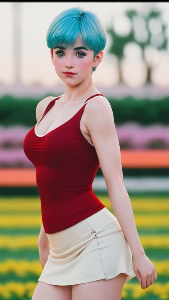 (Ultra realistic 16k), (extremely complex:1.3), (realistic), very white girl, seductive look,  blushing cheeks, short cyan blue hair, red dress, pale skin, narrow waist, proportional hips, beautiful legs, 18 years old, (beautiful body), professional photography of a stunning woman detailed, sharp focus, dramatic, award-winning, cinematic lighting, volumetric dtx, (film grain, blurred background, blurred foreground, Bokeh, depth of field, motion blur:1.3), various poses. 