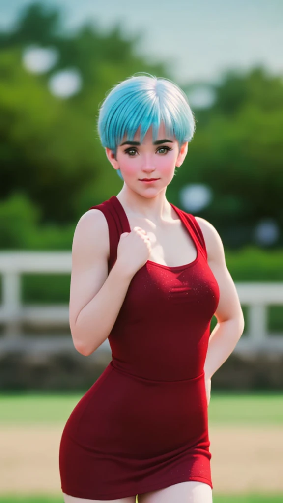 (Ultra realistic 16k), (extremely complex:1.3), (realistic), very white girl, seductive face, sexy eyes, blushing cheeks, short cyan blue hair, red dress, pale skin, narrow waist, proportional hips, beautiful legs, 18 years old, (beautiful body), professional photography of a stunning woman detailed, sharp focus, dramatic, award-winning, cinematic lighting, volumetric dtx, (film grain, blurred background, blurred foreground, Bokeh, depth of field, motion blur:1.3), various poses.