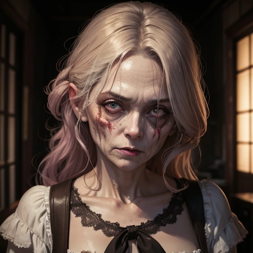 (Middle-aged female zombie)、Full Screen Size、(Noble Zombie)、beautiful woman
