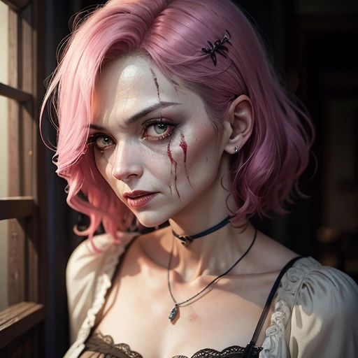 (Middle-aged female zombie)、Full Screen Size、(Noble Zombie)、beautiful woman