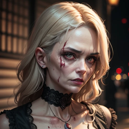 (Middle-aged female zombie)、Full Screen Size、(Noble Zombie)、Beautiful woman