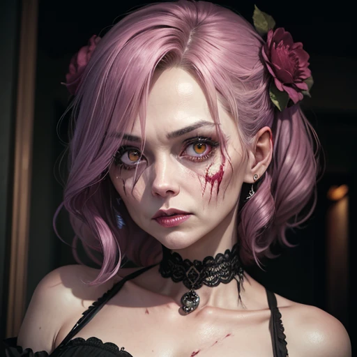 (Middle-aged female zombie)、Full Screen Size、(Noble Zombie)、Beautiful woman