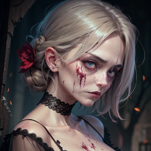 (Middle-aged female zombie)、Full Screen Size、(Noble Zombie)、Beautiful woman