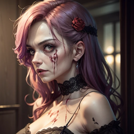 (Middle-aged female zombie)、Full Screen Size、(Noble Zombie)、Beautiful woman