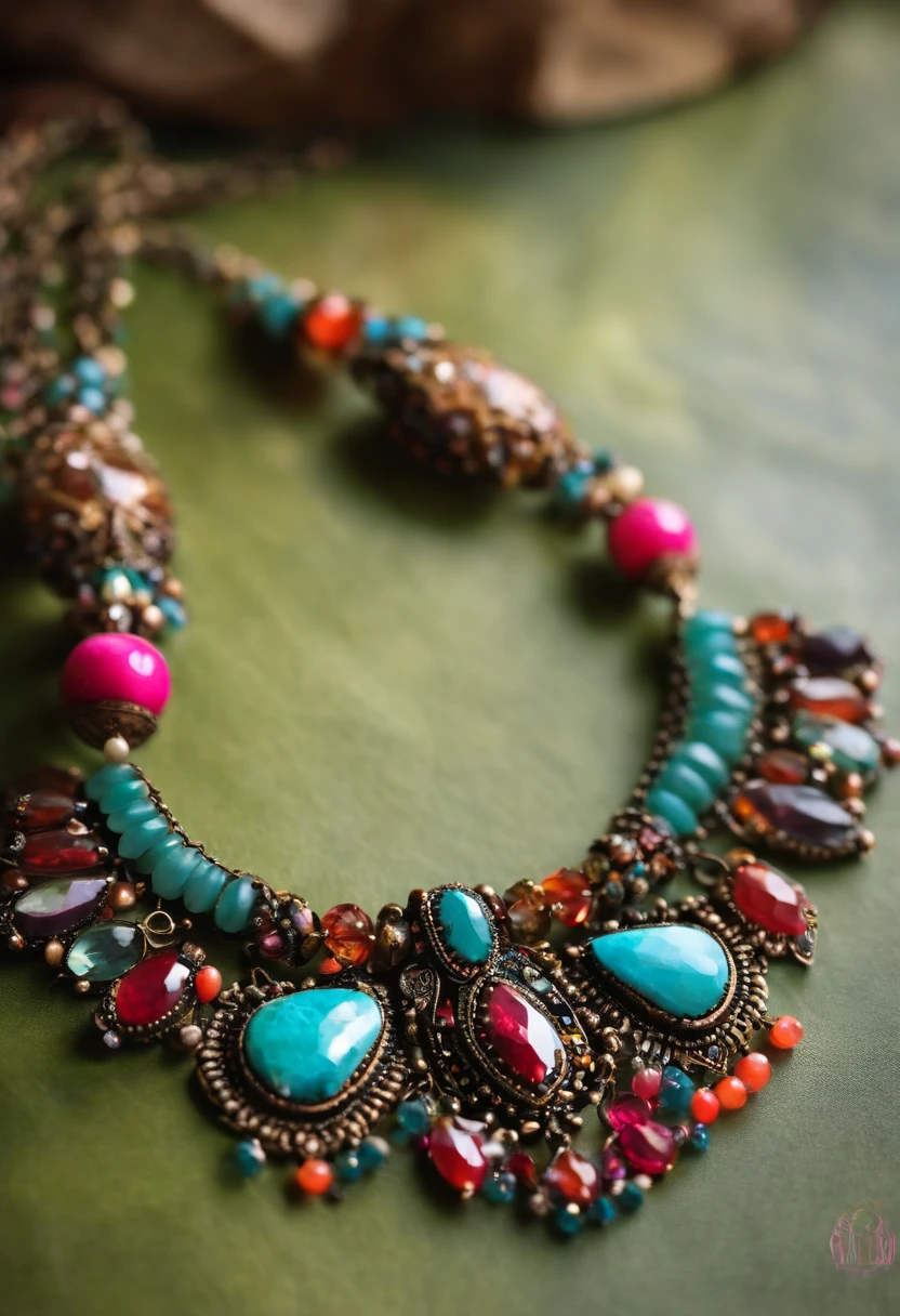 bohemian style necklace