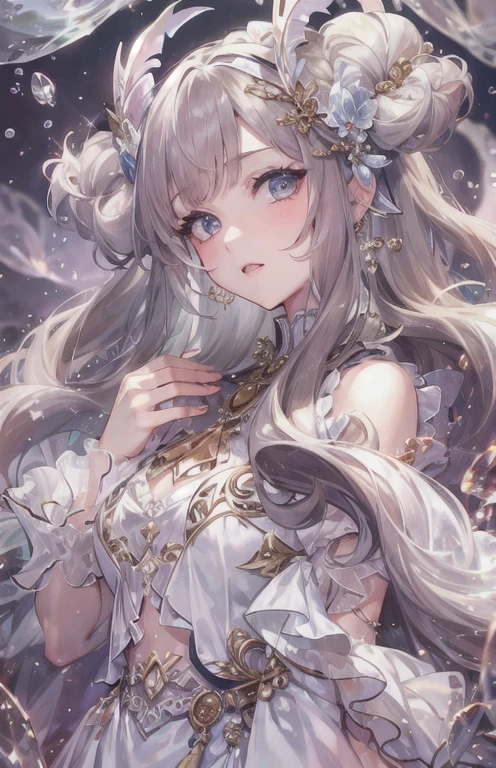 ((highest quality)), ((masterpiece)), (become familiar with), perfect face , beautiful girl , Aries ,